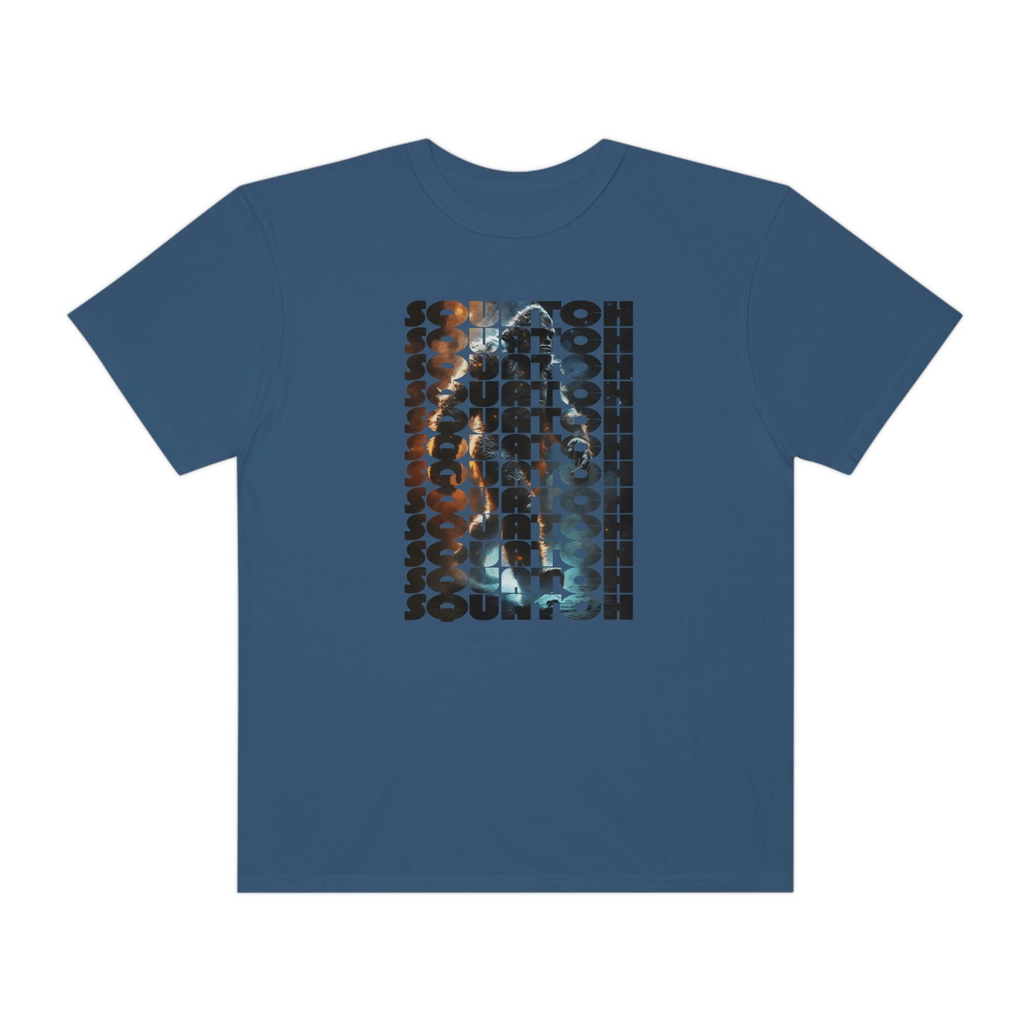 Space Squatch Unisex Garment-Dyed T-shirt